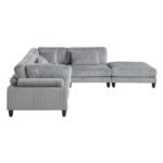 9688GY*52CR2ACOT 5-Piece Modular Sectional with Ottoman - Image 3