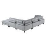 9688GY*52CR2ACOT 5-Piece Modular Sectional with Ottoman - Image 4