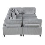 9688GY*62CR3ACOT 6-Piece Modular Sectional with Ottoman - Image 6