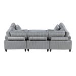 9688GY*62CR3ACOT 6-Piece Modular Sectional with Ottoman - Image 7