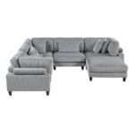 9688GY*63CR2ACOT 6-Piece Modular Sectional with Ottoman - Image 2