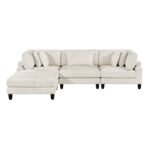 9688NBE*42CRACOT 4-Piece Modular Sectional with Ottoman - Image 2