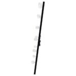 ZAYAN 32 X 71 INCH FLOOR MIRROR LED LIGHTING BLACK GLOSS - Image 4