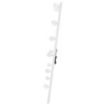 ZAYAN 32 X 71 INCH FLOOR MIRROR LED LIGHTING WHITE GLOSS - Image 4
