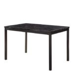 2601BK-48 Dining Table, Faux Marble Top - Image 2