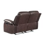 9700BRW-2 Double Reclining Love Seat - Image 4