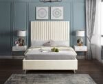 Candace Velvet Upholstered Bed - Image 4