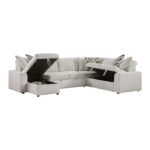 9702BE*3LC3R 3-Piece Sectional with Pull-out Bed and Hidden Storage - Image 5