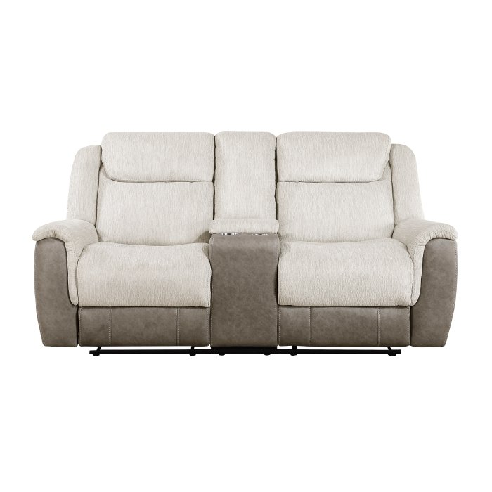 9703BE-2_noBG_front__l.jpg 9703BE-2 Double Reclining Love Seat with Center Console - Image 1