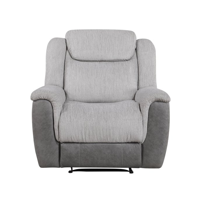 9703GY-1_noBG_f__l.jpg 9703GY-1 Reclining Chair - Image 1