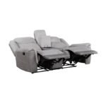 9703GY-2 Double Reclining Love Seat with Center Console - Image 4