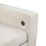 9705BE*42AVC Sectional with Two Chaises, Pull-out Bed, Shelves and Charging Ports - Image 5