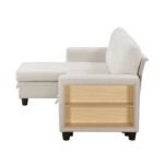 9705BE*32AVC Sectional with Reversible Chaise, Pull-out Bed, Shelves and Charging Ports - Image 6
