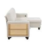 9705BE*32AVC Sectional with Reversible Chaise, Pull-out Bed, Shelves and Charging Ports - Image 7