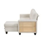 9705BE*32AVC Sectional with Reversible Chaise, Pull-out Bed, Shelves and Charging Ports - Image 8