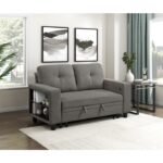 9705DB-2* Love Seat with Pull-out Bed, Shelves and Charging Ports - Image 7