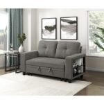 9705DB-2* Love Seat with Pull-out Bed, Shelves and Charging Ports - Image 8