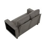 9705DB-2* Love Seat with Pull-out Bed, Shelves and Charging Ports - Image 3