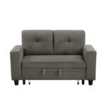 9705DB-2* Love Seat with Pull-out Bed, Shelves and Charging Ports - Image 2