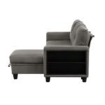 9705DB*32AVC Sectional with Reversible Chaise, Pull-out Bed, Shelves and Charging Ports - Image 6
