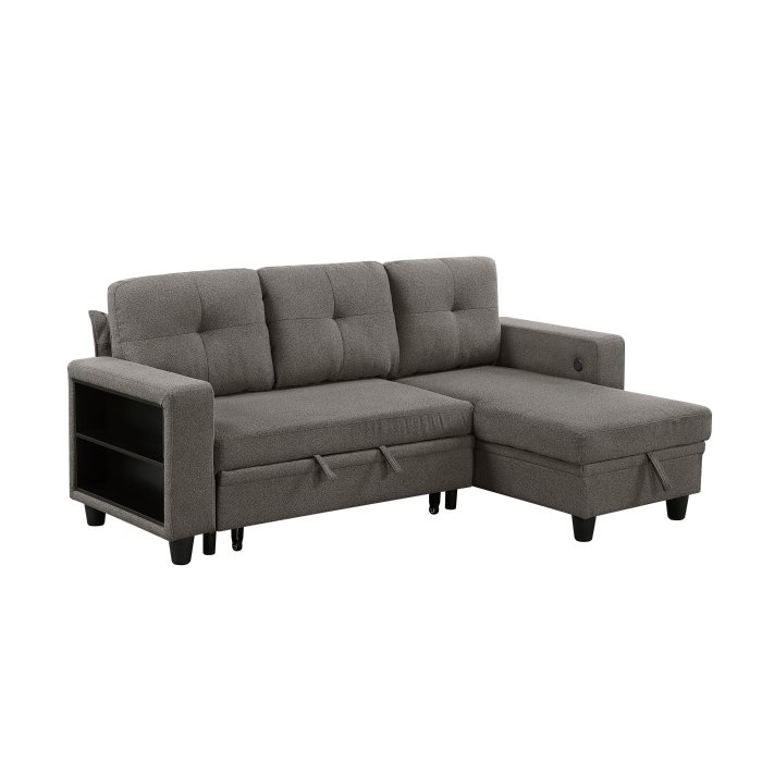 9705DB_32AVC_no__l.jpg 9705DB*32AVC Sectional with Reversible Chaise, Pull-out Bed, Shelves and Charging Ports - Image 1