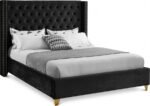 Barolo Velvet Upholstered Bed