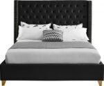 Barolo Velvet Upholstered Bed - Image 3