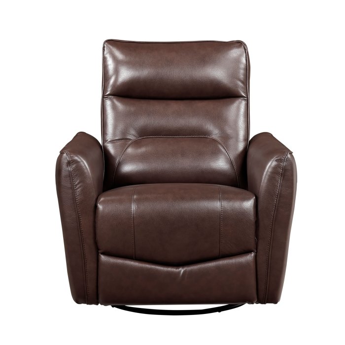 9713BRW-1SW_noBG_front__l.jpg 9713BRW-1SW Swivel Glider Reclining Chair - Image 1