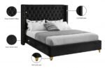 Barolo Velvet Upholstered Bed - Image 9