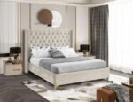 Barolo Velvet Upholstered Bed - Image 2