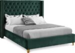 Barolo Velvet Upholstered Bed