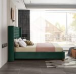 Barolo Velvet Upholstered Bed - Image 5