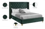 Barolo Velvet Upholstered Bed - Image 9