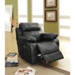 9724BLK-1 Glider Reclining Chair - Image 7