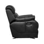 9724BLK-1 Glider Reclining Chair - Image 3