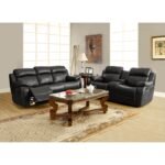 9724BLK-3 Double Reclining Sofa with Center Drop-Down Cup Holders - Image 8