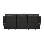 9724BLK-3 Double Reclining Sofa with Center Drop-Down Cup Holders - Image 3