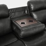 9724BLK-3 Double Reclining Sofa with Center Drop-Down Cup Holders - Image 5