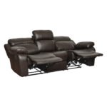 9724BRW-3 Double Reclining Sofa with Center Drop-Down Cup Holders - Image 6