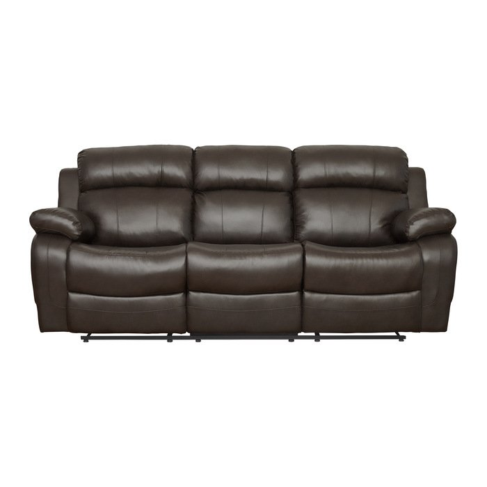 9724BRW-3_noBG___l.jpg 9724BRW-3 Double Reclining Sofa with Center Drop-Down Cup Holders - Image 1