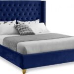Barolo Velvet Upholstered Bed