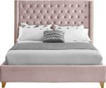 Barolo Velvet Upholstered Bed - Image 3