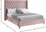 Barolo Velvet Upholstered Bed - Image 8