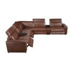 9790BRW*7LRRRPWH 7-Piece Modular Power Reclining Sectional with Power Headrests and Charging Ports - Image 3
