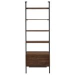 OWENS 3-PIECE 96-INCH WALL MOUNTED BOOKSHELF SET WALNUT - Image 8
