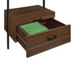 OWENS 3-PIECE 96-INCH WALL MOUNTED BOOKSHELF SET WALNUT - Image 11
