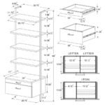 OWENS 3-PIECE 96-INCH WALL MOUNTED BOOKSHELF SET WALNUT - Image 13