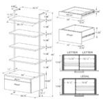 OWENS 96-INCH 4-SHELF STORAGE WALL BOOKSHELF WALNUT - Image 11