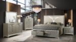SAMANTHA QUEEN 4 PC BEDROOM SET IN OLIVE SILVER - Image 2