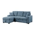 9816BU*2LCRL 2-Piece Sectional with Left Chaise, Pull-out Bed and Hidden Storage - Image 2
